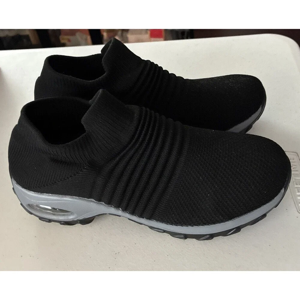 Hypersoft Comfort Air Cushion Shoes Breathable Mesh Walking Slip On Sneakers 9